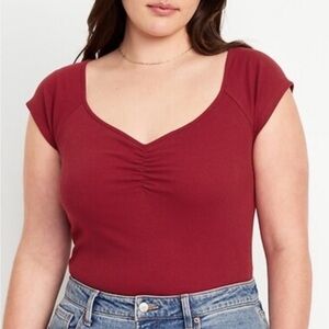 Old Navy Fitted Ribbed Top